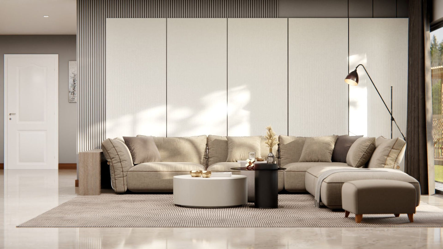 Mini Chevron Beige - NG11